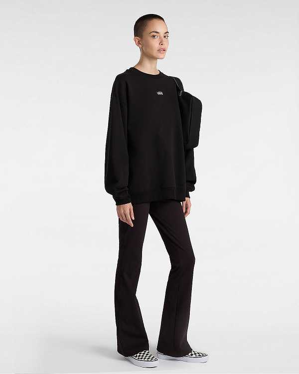 Black Vans Flying V Women Sweater | VN7609381