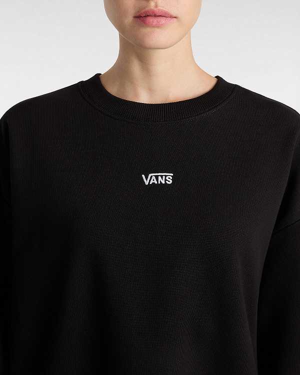 Black Vans Flying V Women Sweater | VN7609381