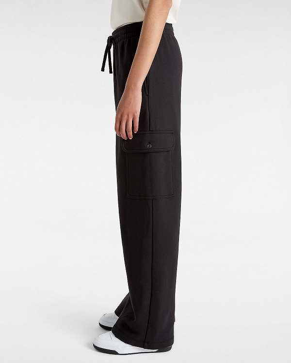 Black Vans Frontside Women Pants | VN1438092
