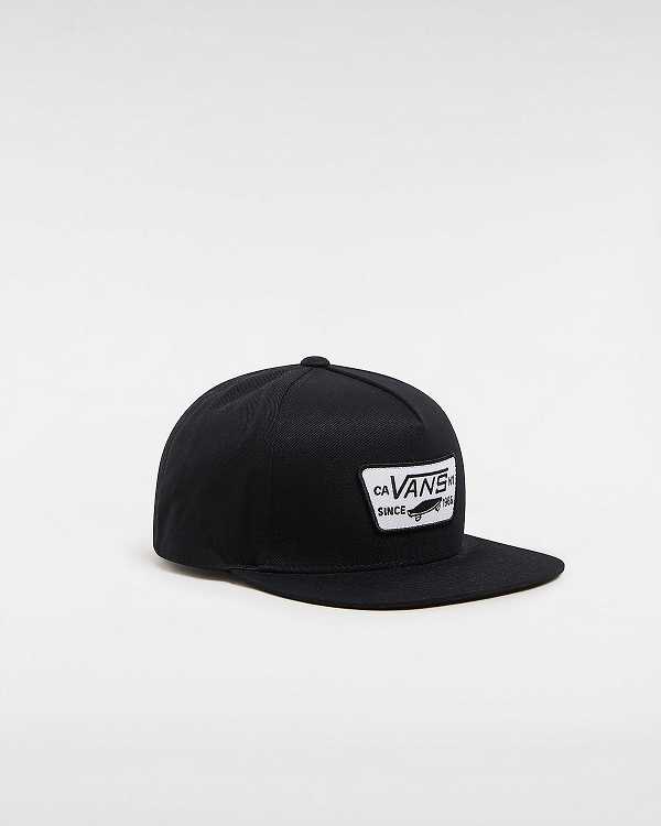 Black Vans Full Patch Unisex Hats | VN4938105