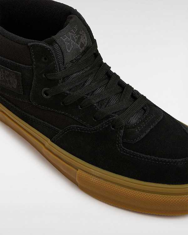 Black Vans Half Cab Men Skate Shoes | VN9214357