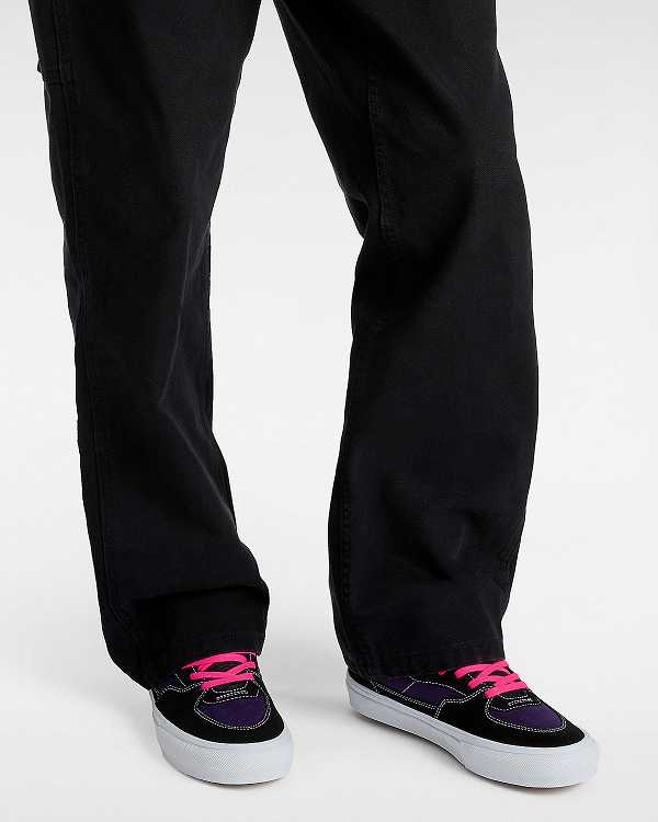 Black Vans Half Cab Women Skate Shoes | VN3867915