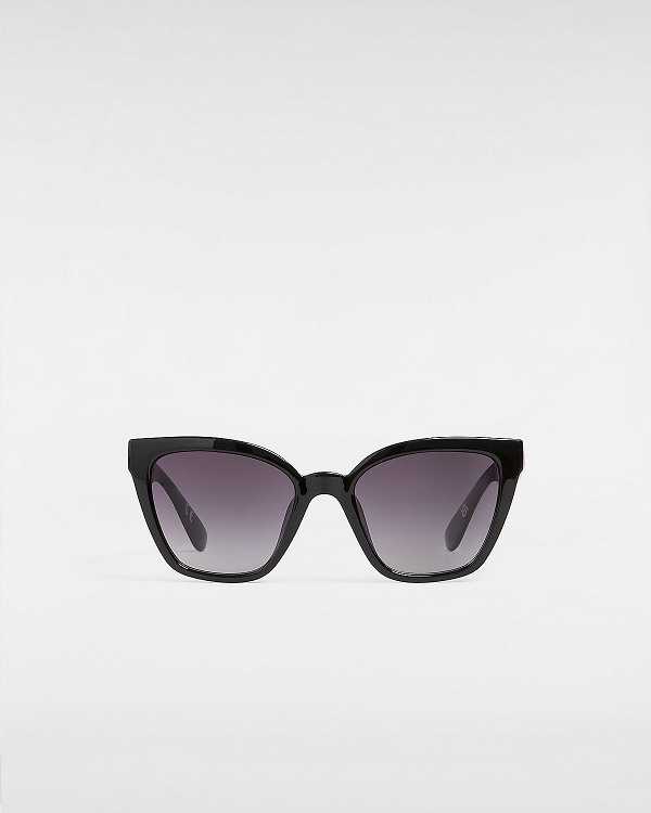 Black Vans Hip Cat Unisex Sunglasses | VN6591374