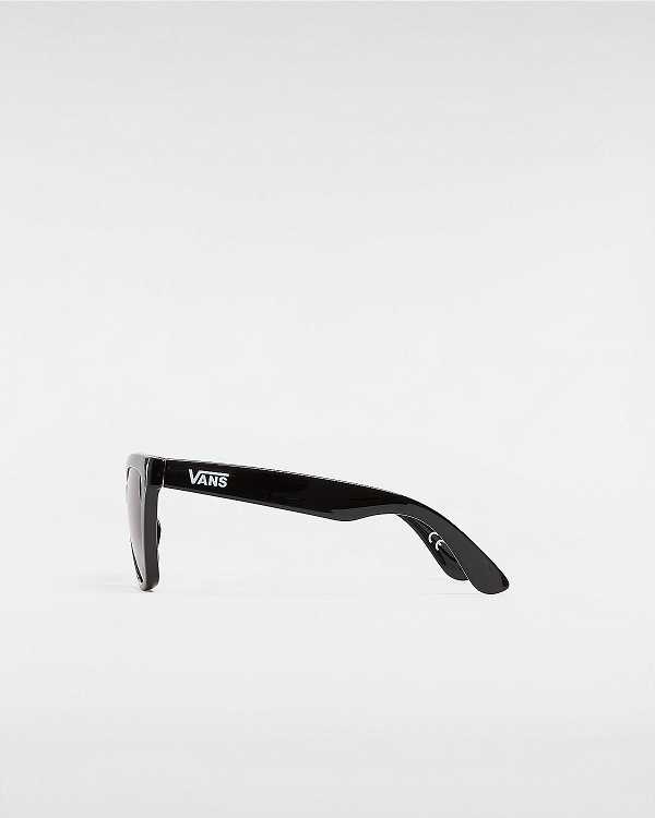 Black Vans Hip Cat Unisex Sunglasses | VN6591374