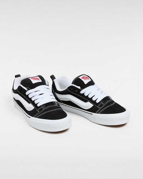 Black Vans Knu Skool Men Skate Shoes | VN7631980