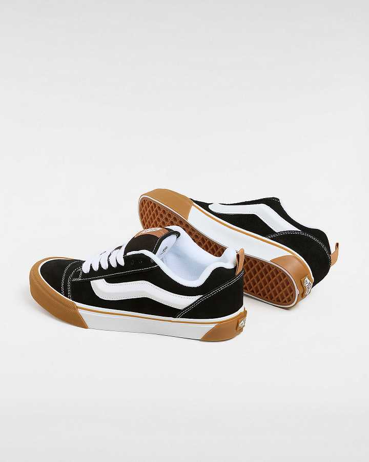 Black Vans Knu Skool Men Sneakers | VN0349571