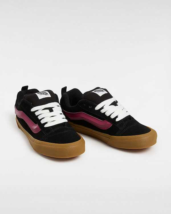 Black Vans Knu Skool Men Sneakers | VN6839410