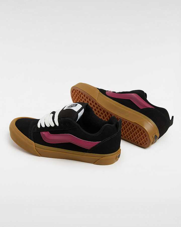 Black Vans Knu Skool Men Sneakers | VN6839410