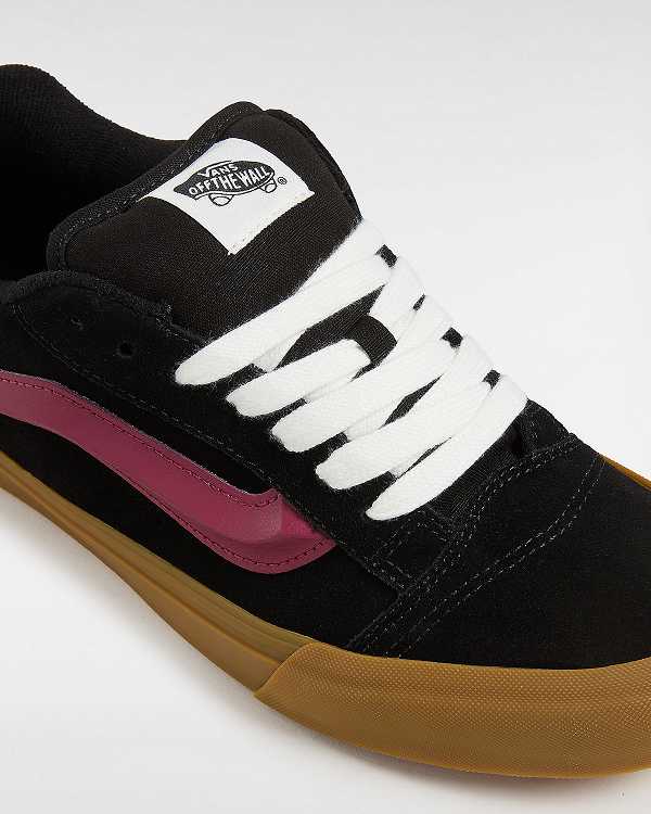 Black Vans Knu Skool Men Sneakers | VN6839410