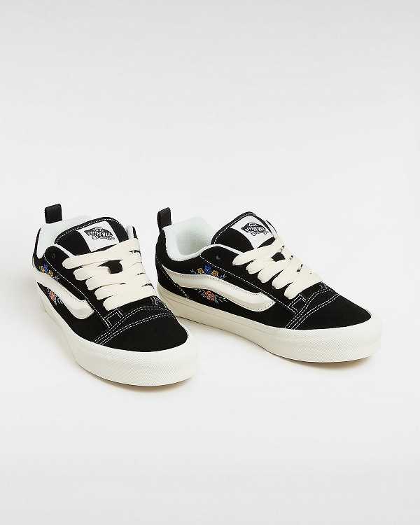 Black Vans Knu Skool Men Sneakers | VN8247519