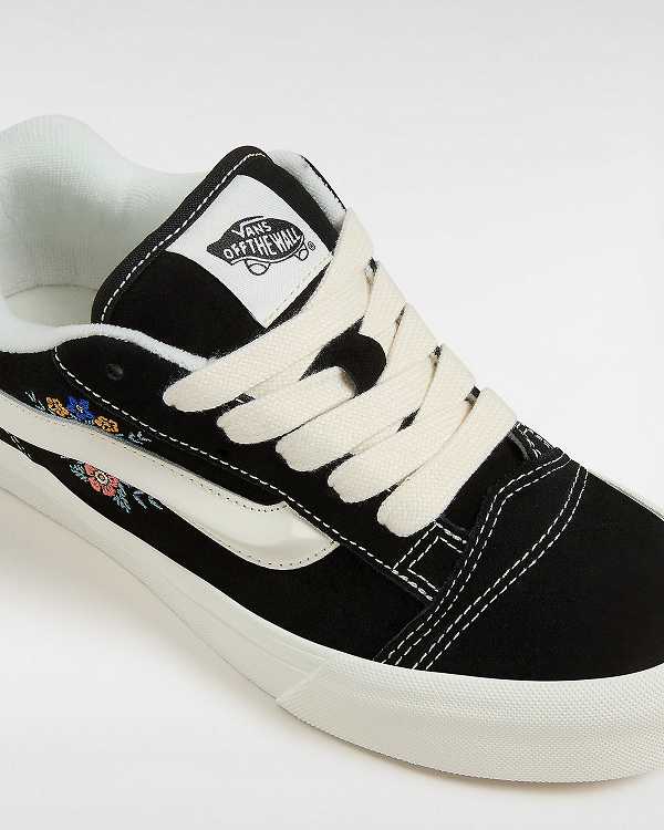 Black Vans Knu Skool Men Sneakers | VN8247519