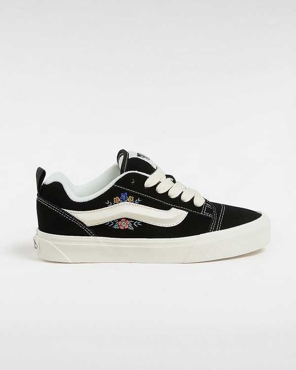 Black Vans Knu Skool Men Sneakers | VN8247519