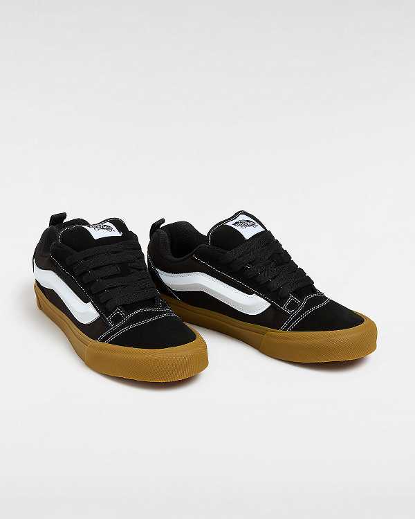Black Vans Knu Skool Women Sneakers | VN1395640