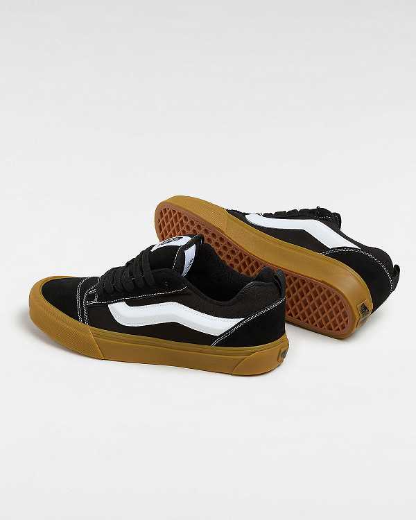 Black Vans Knu Skool Women Sneakers | VN1395640
