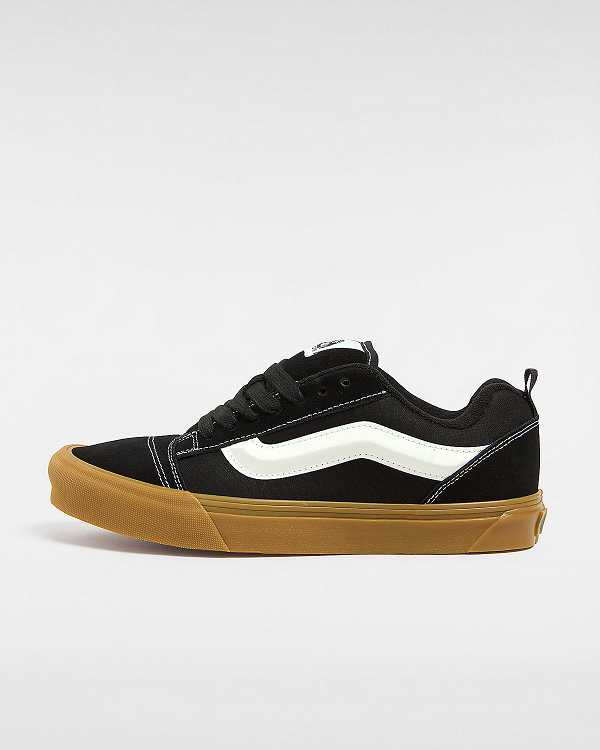 Black Vans Knu Skool Women Sneakers | VN1395640