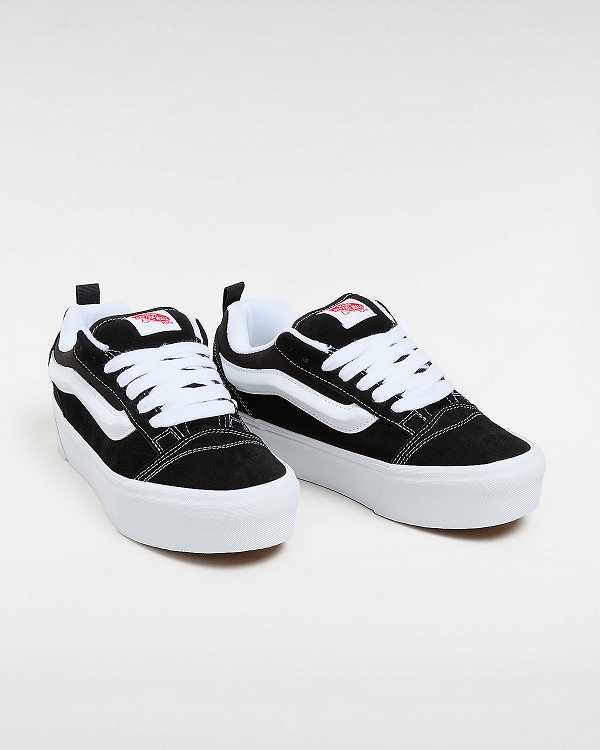 Black Vans Knu Stack Men Sneakers | VN4925108