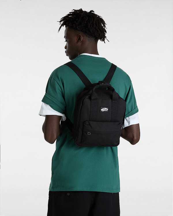 Black Vans Low Key Mini Unisex Backpacks | VN8025479