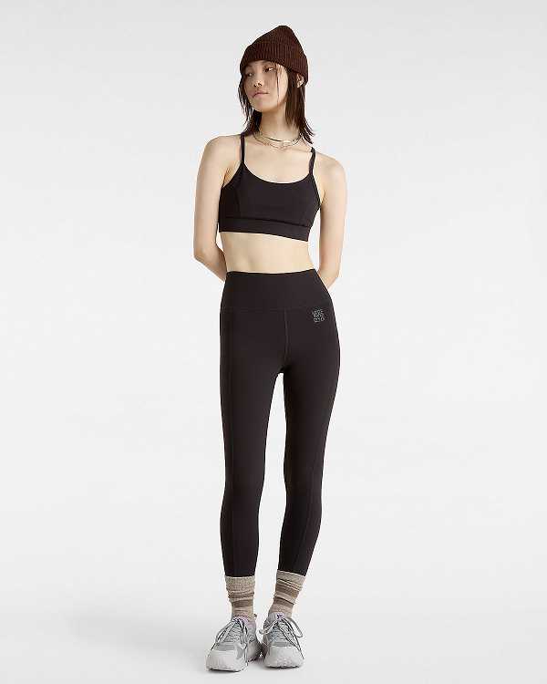 Black Vans MTE Crosspath Women Leggings | VN0562784