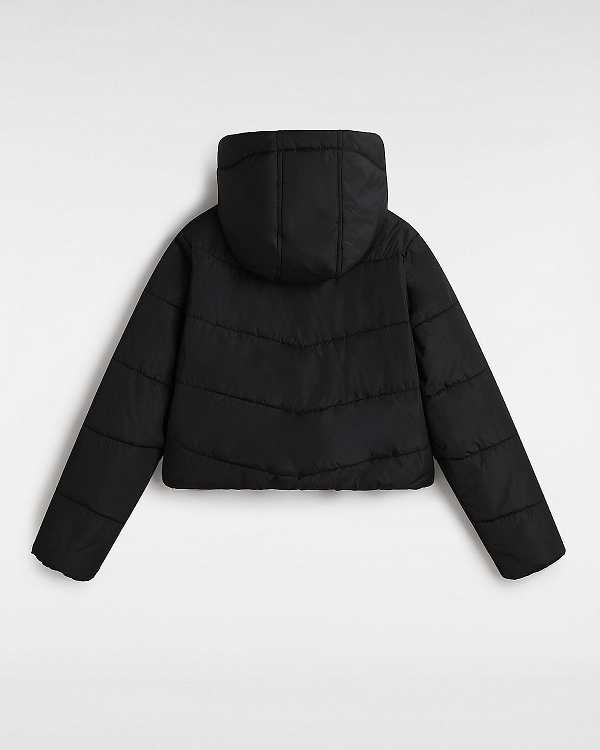 Black Vans MTE Foundry Crop Women Jacket | VN9826540