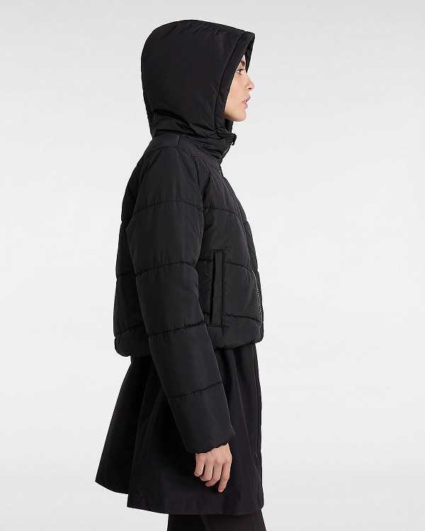 Black Vans MTE Foundry Crop Women Jacket | VN9826540