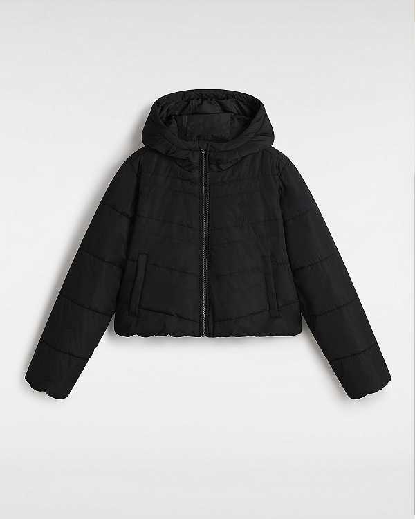 Black Vans MTE Foundry Crop Women Jacket | VN9826540