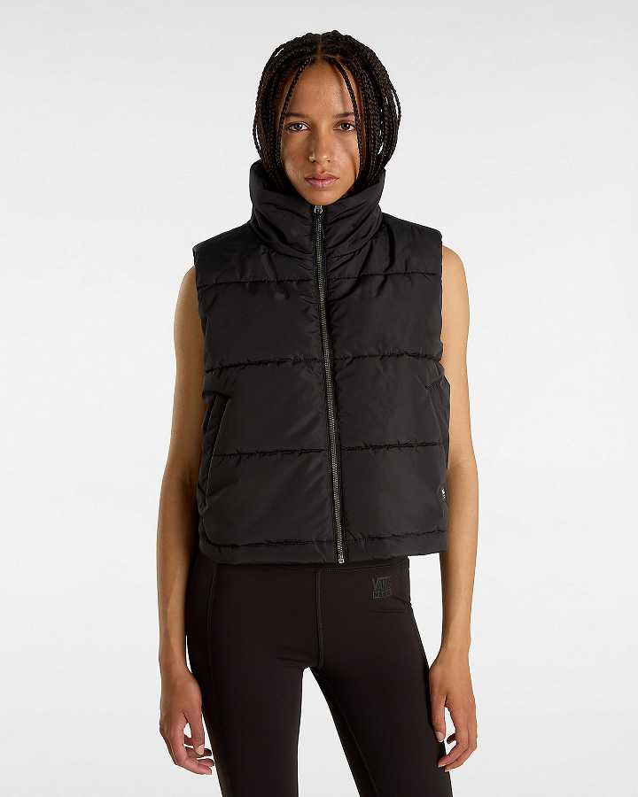 Black Vans MTE Foundry Women Vest | VN1379462