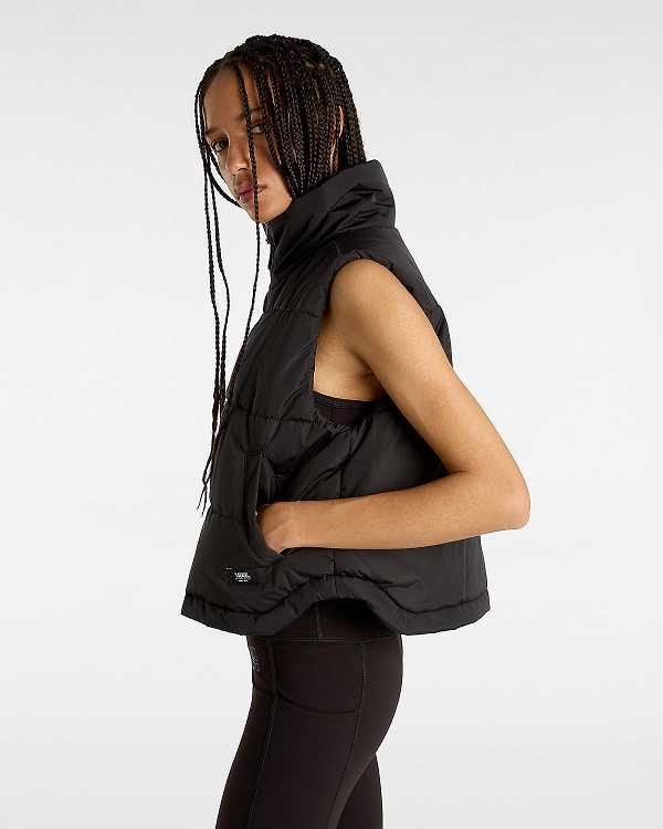 Black Vans MTE Foundry Women Vest | VN1379462