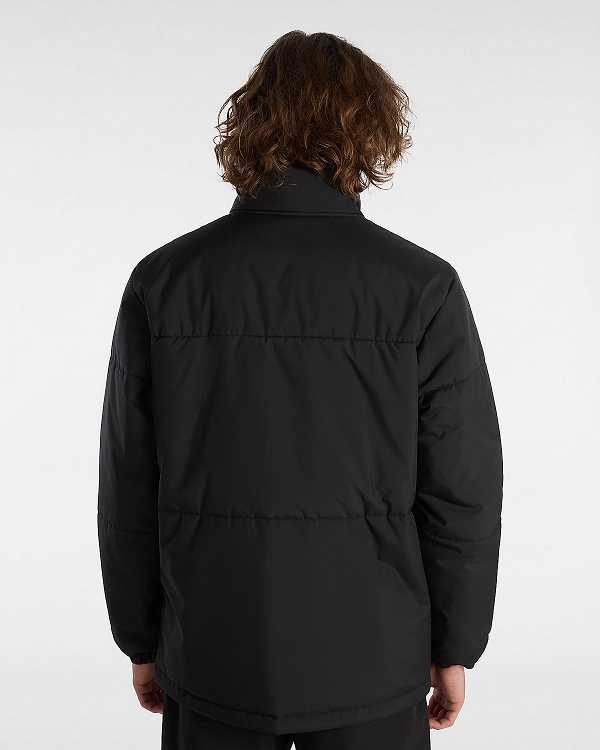 Black Vans MTE Norris Men Puffer Jacket | VN8642739