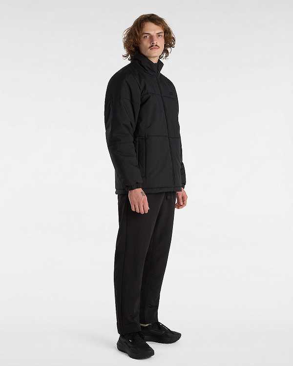 Black Vans MTE Norris Men Puffer Jacket | VN8642739