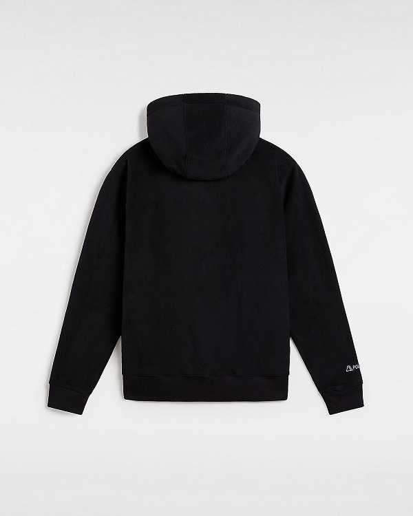 Black Vans MTE Polartec Men Hoodie | VN4372105