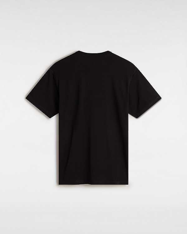 Black Vans OTW Classic Front Men T Shirts | VN9746035