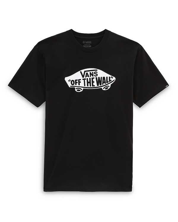 Black Vans OTW Classic Front Men T Shirts | VN9746035
