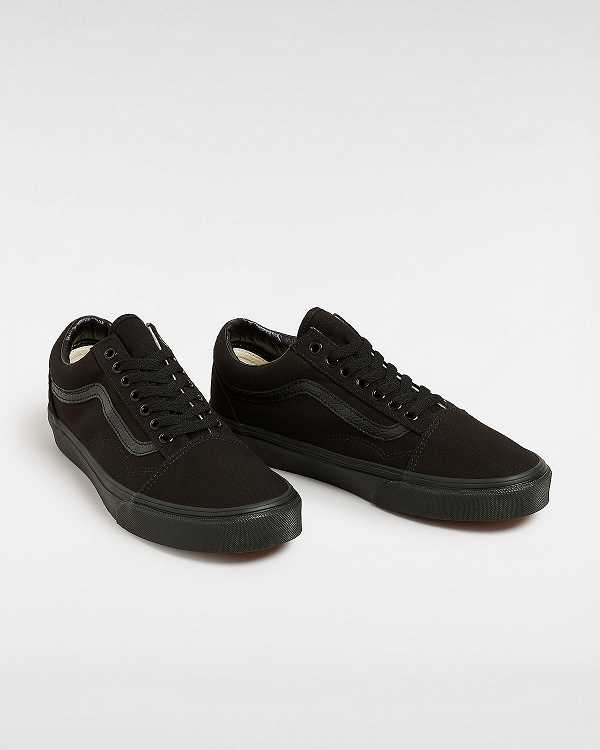 Black Vans Old Skool Men Sneakers | VN8615703