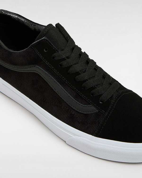 Black Vans Old Skool Pig Suede Women Sneakers | VN9805324