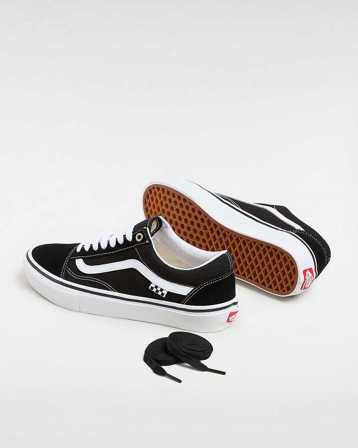Black Vans Old Skool Women Skate Shoes | VN0796825