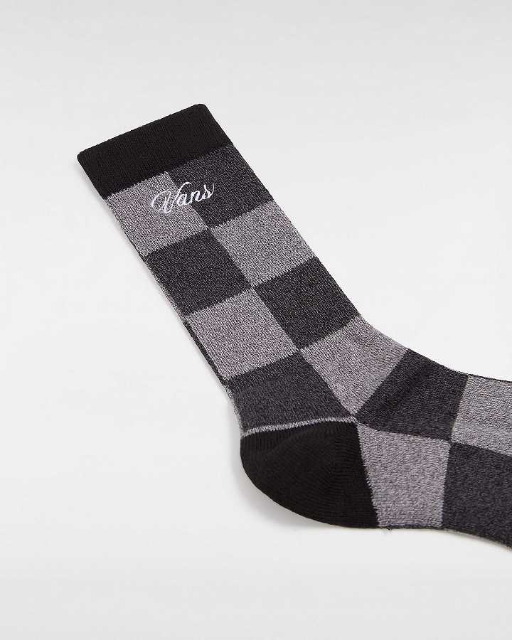 Black Vans Original Crew (1 Pair) Unisex Socks | VN0174862