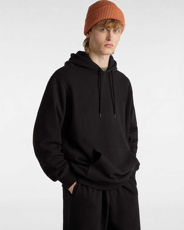Black Vans Original Standard Loose Men Hoodie | VN1028594