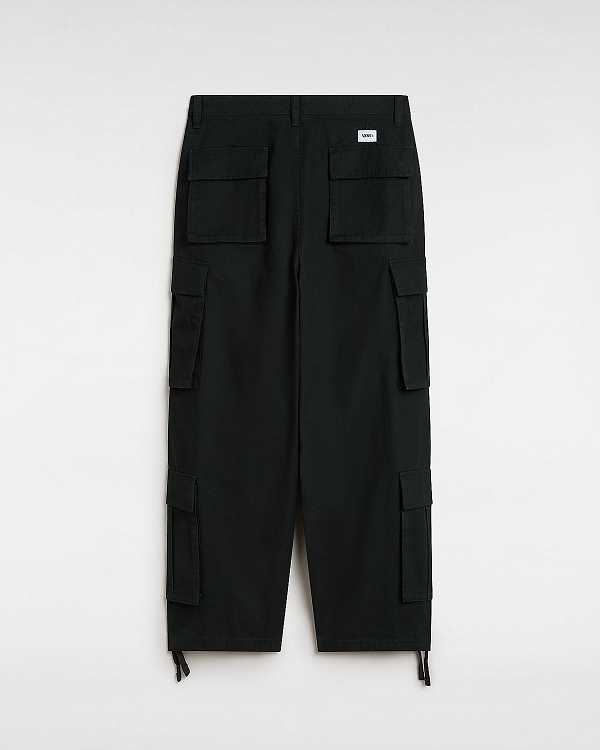 Black Vans Premium Baggy Cargo Men Pants | VN7523069