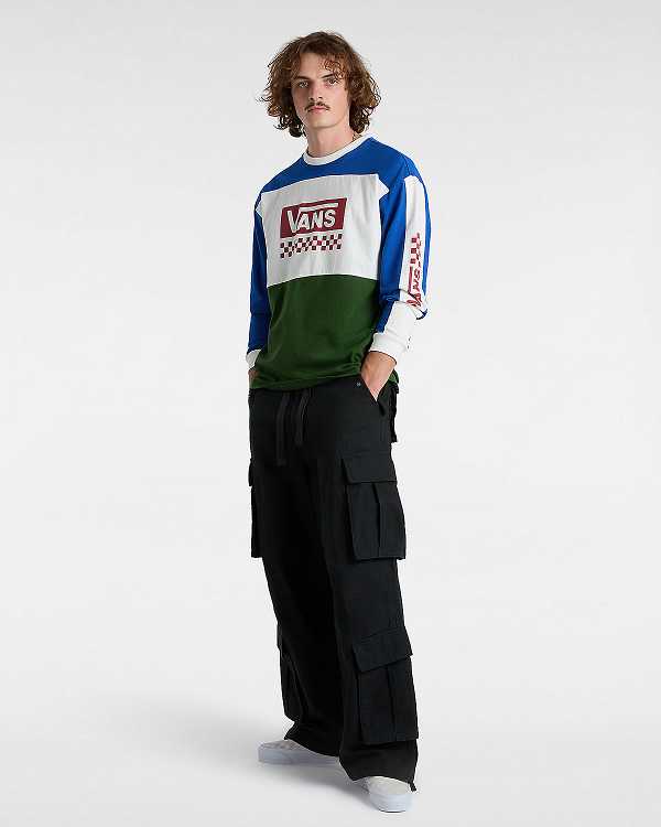 Black Vans Premium Baggy Cargo Men Pants | VN7523069