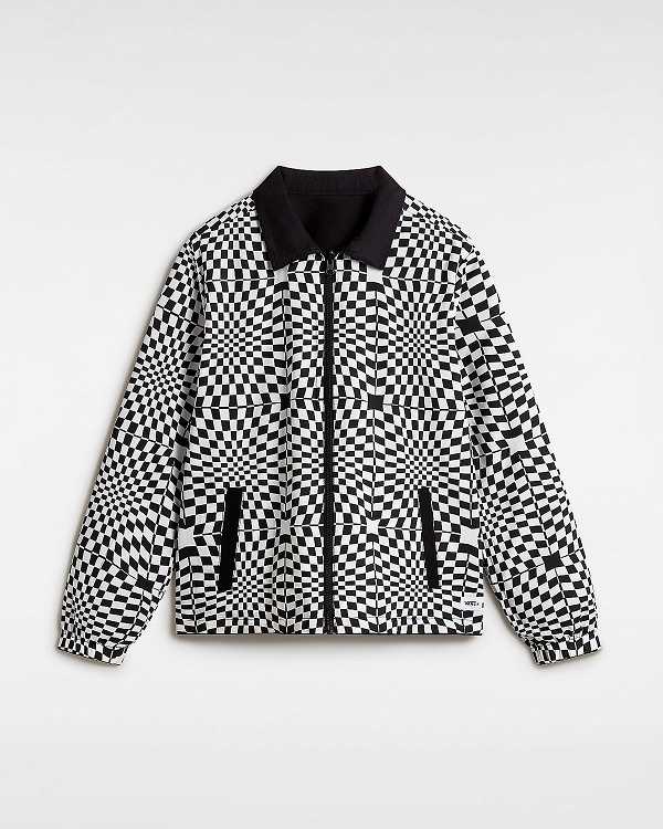 Black Vans Premium Reversible Station Men Jacket | VN4795620