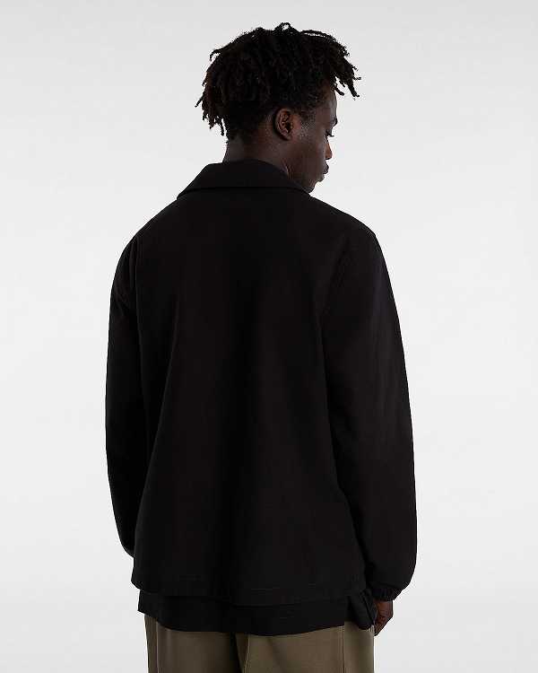 Black Vans Premium Reversible Station Men Jacket | VN4795620