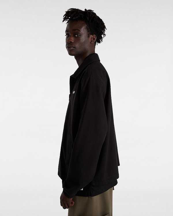 Black Vans Premium Reversible Station Men Jacket | VN4795620