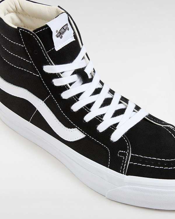 Black Vans Premium Sk8-Hi 38 Reissue Women Skate Shoes | VN7952463