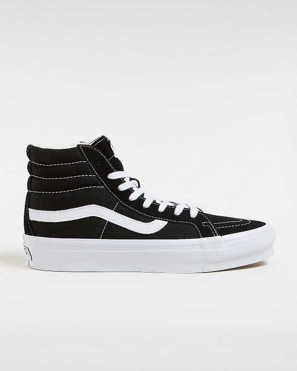 Black Vans Premium Sk8-Hi 38 Reissue Women Skate Shoes | VN7952463