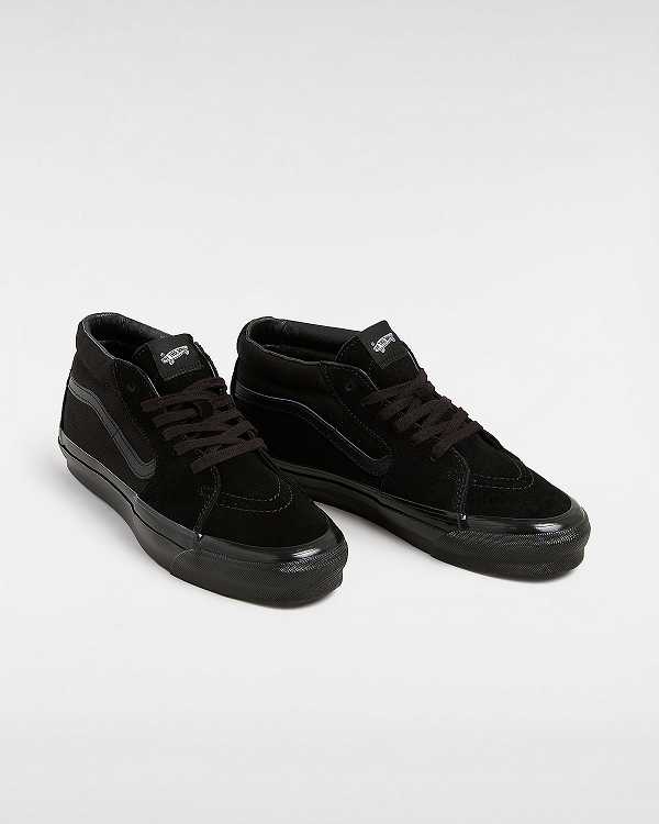 Black Vans Premium Sk8-Mid 83 Women Sneakers | VN6795314