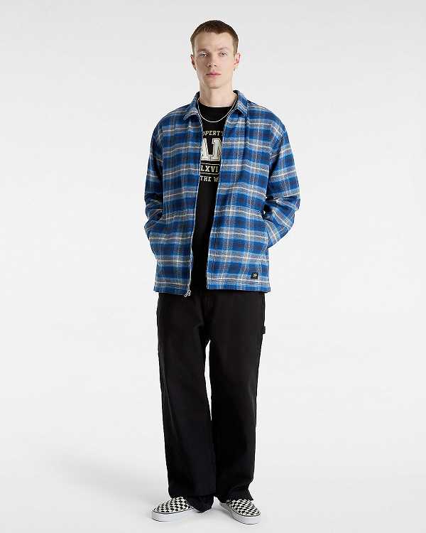 Black Vans Property Of Long Sleeve Men T Shirts | VN8695074