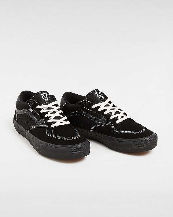 Black Vans Rowan Women Sneakers | VN1368542