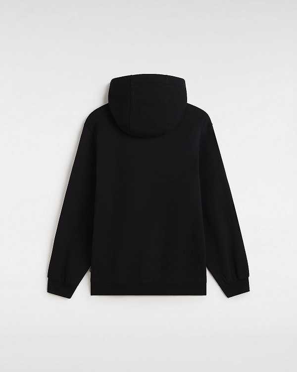 Black Vans Scuttle Men Hoodie | VN3185279