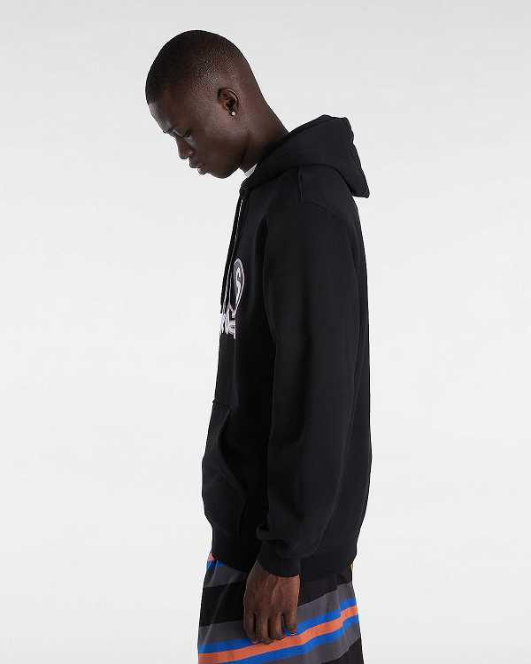 Black Vans Scuttle Men Hoodie | VN3185279