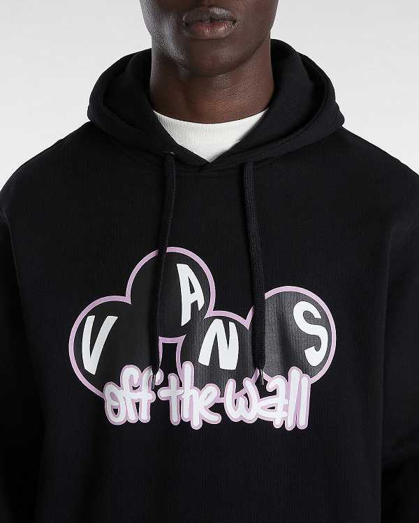 Black Vans Scuttle Men Hoodie | VN3185279